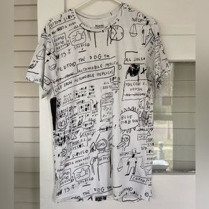 Eleven Paris x Jean Michel Basquiat Allover Print Shirt